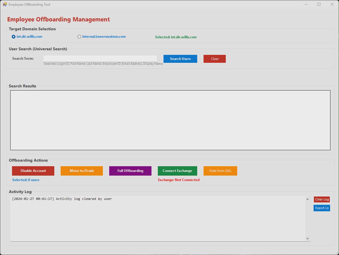 Employee Offboarding Management Tool